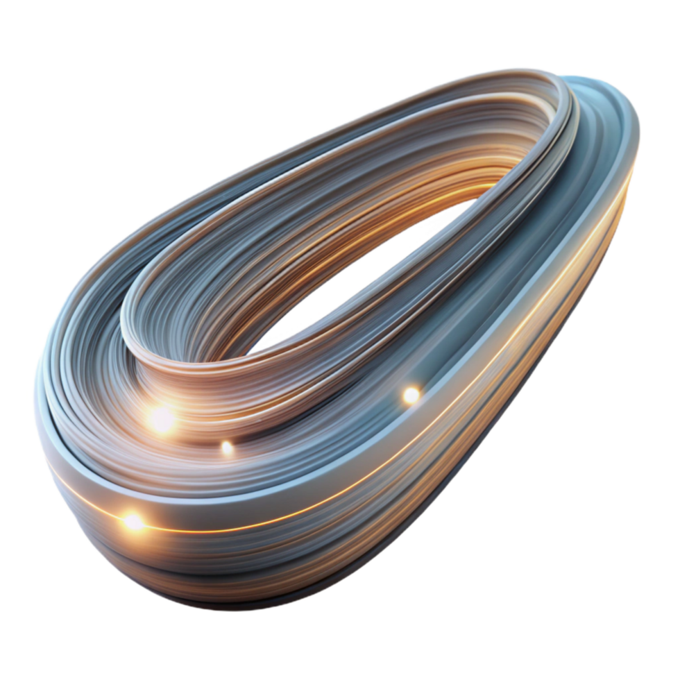 extraordinary creative Abstract Light Trails Representing Movement Isolated authentic png