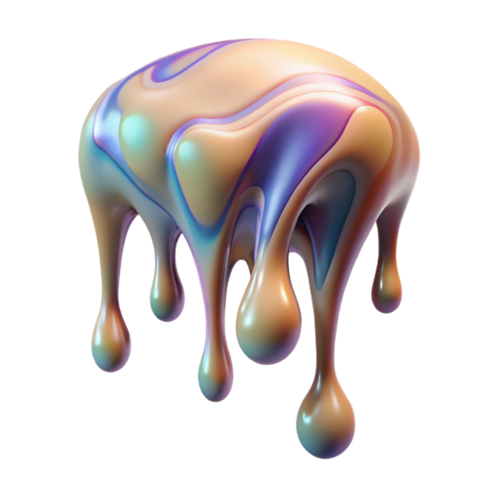 wonderful abstract Abstract Paint Drip Isolated on Transparent Background detailed png