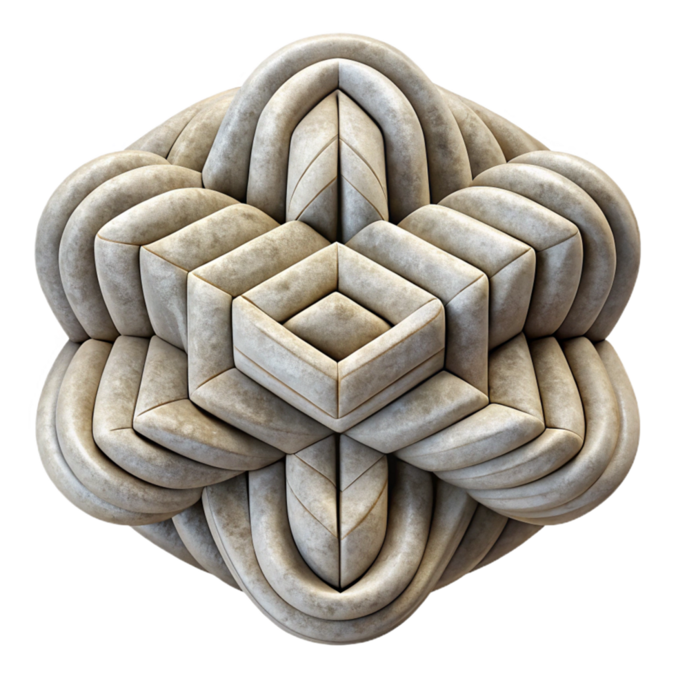 elegant vintage Abstract Pattern Representing Parallel Dimensions Isolated original png