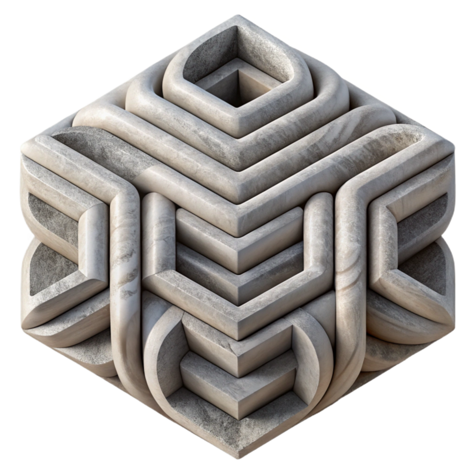 extraordinary rustic Abstract Pattern Representing Parallel Dimensions Isolated detailed png