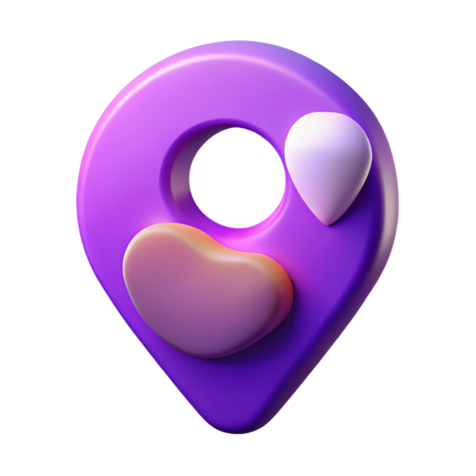 magnificent contemporary Abstract Profile Icon Shape Cutout with Purple Gradient detailed png