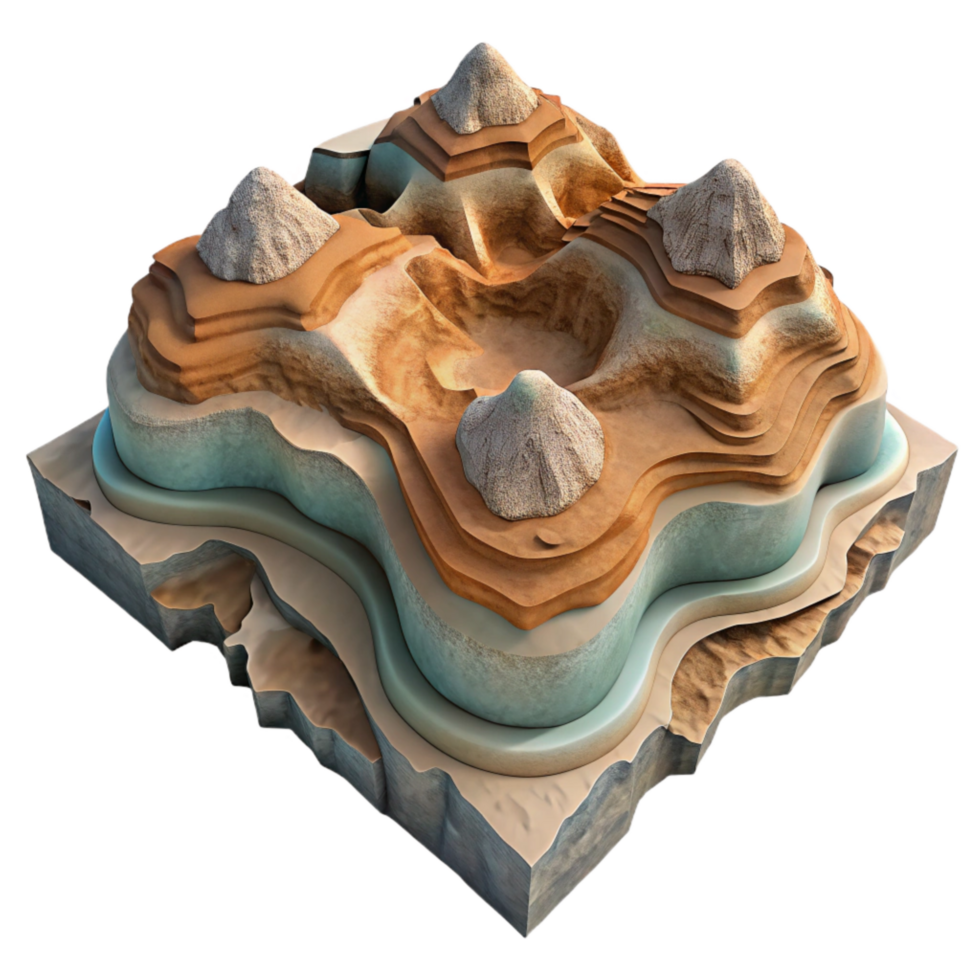 wonderful traditional Abstract Terrain Formation Cutout High Contrast 4K png