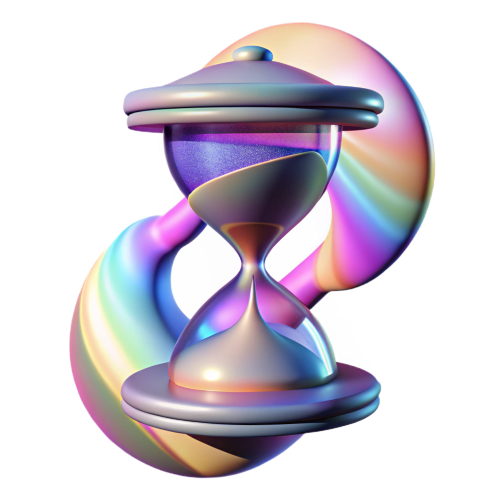 extraordinary modern Abstract Time Distortion with Glitch Effect Isolated high resolution png