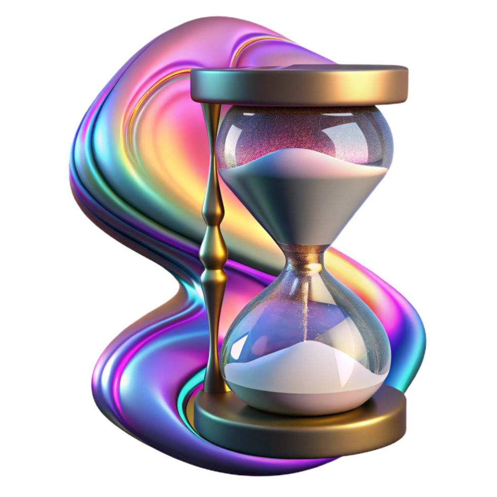 magnificent rustic Abstract Time Distortion with Glitch Effect Isolated genuine png
