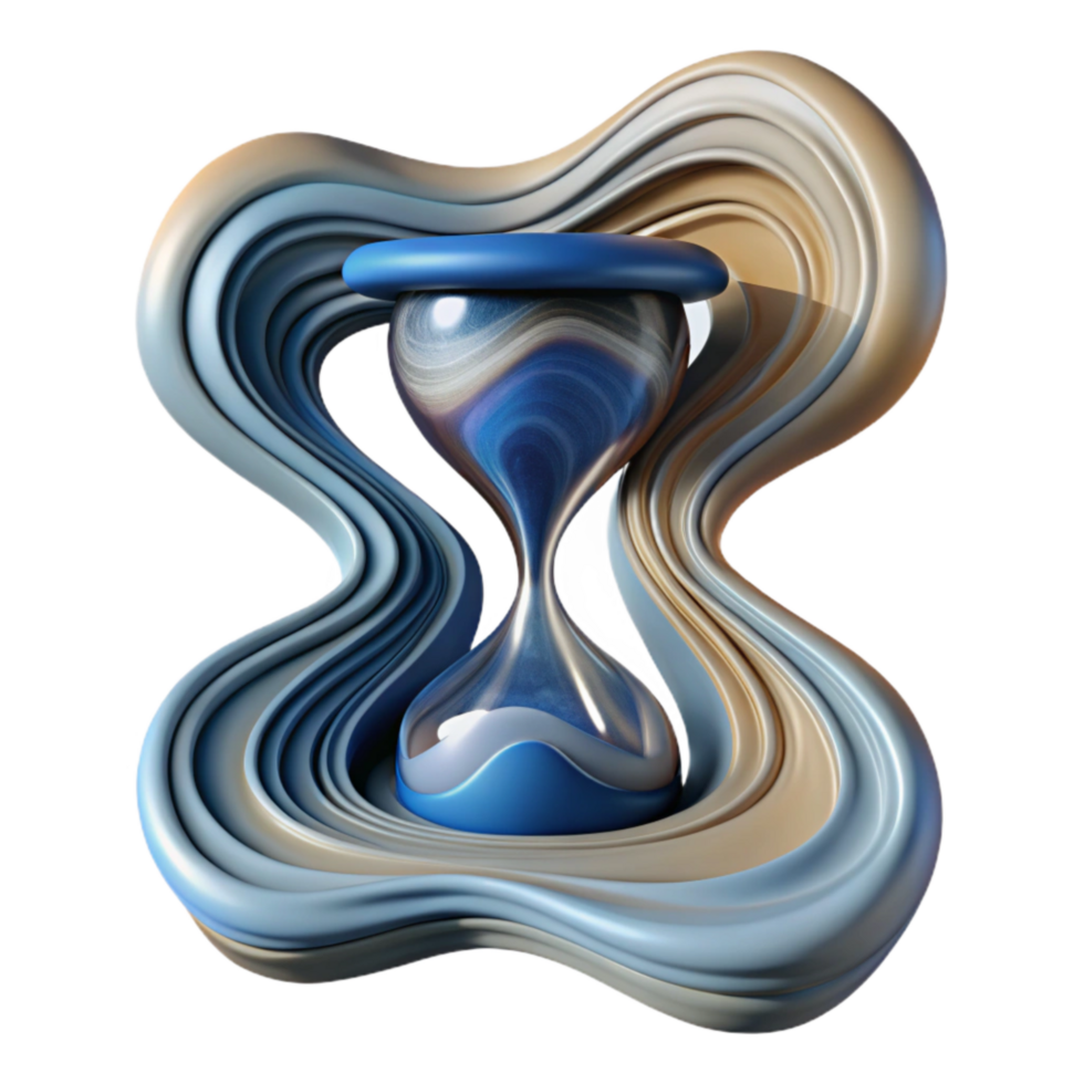 wonderful modern Abstract Time Flowing Like Water Cutout high resolution png