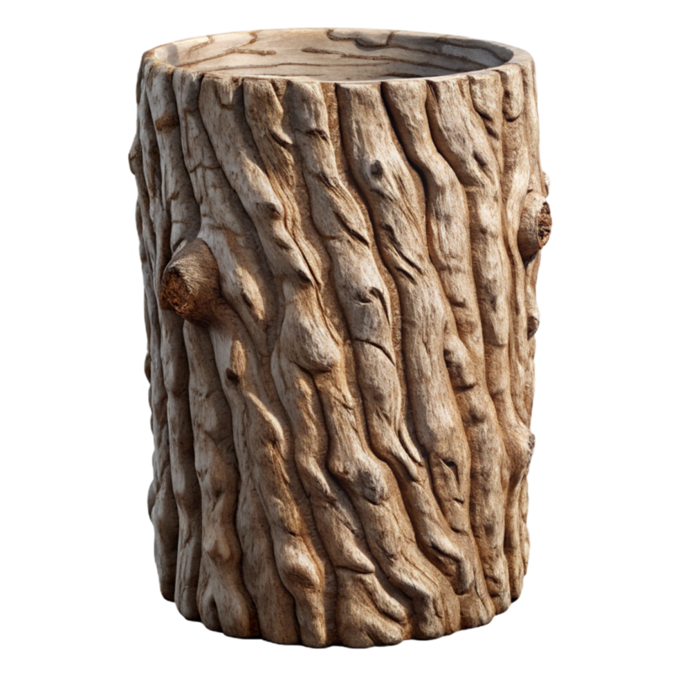 dramatic classic Abstract Tree Bark Texture Transparent Background high resolution png