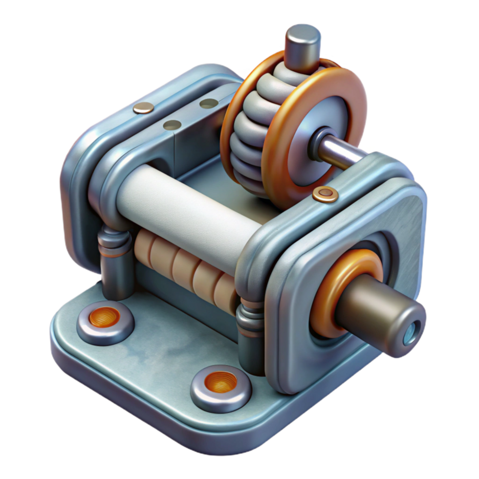 stunning minimalist Adaptive Actuator Mechanism Detailed Isolated authentic png