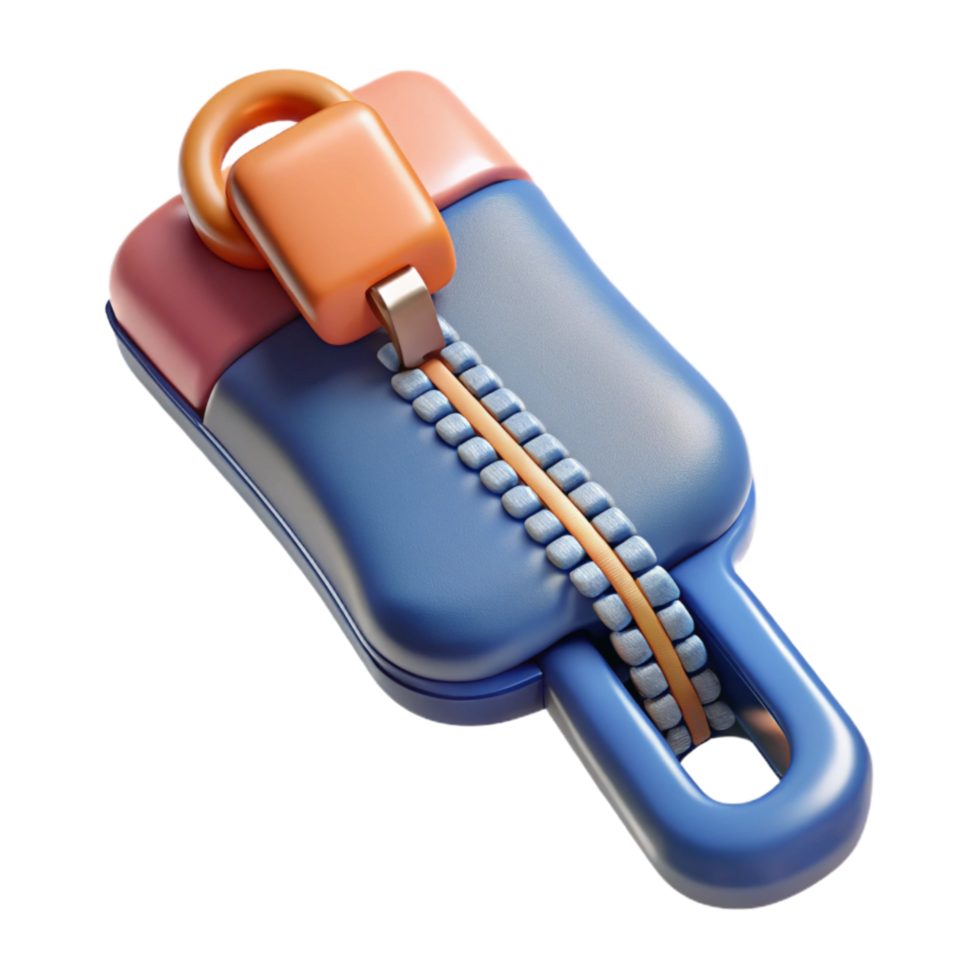 stunning artistic Adaptive Clothing Zipper Pull Detail Transparent Background exclusive png