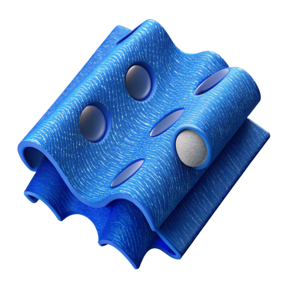 dramatic classic Adaptive Fabric Swatch Blue Cutout high quality png