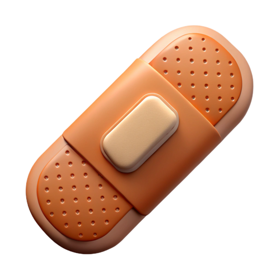 vibrant contemporary Adaptive Smart Bandage Isolated on Transparent Background exclusive png
