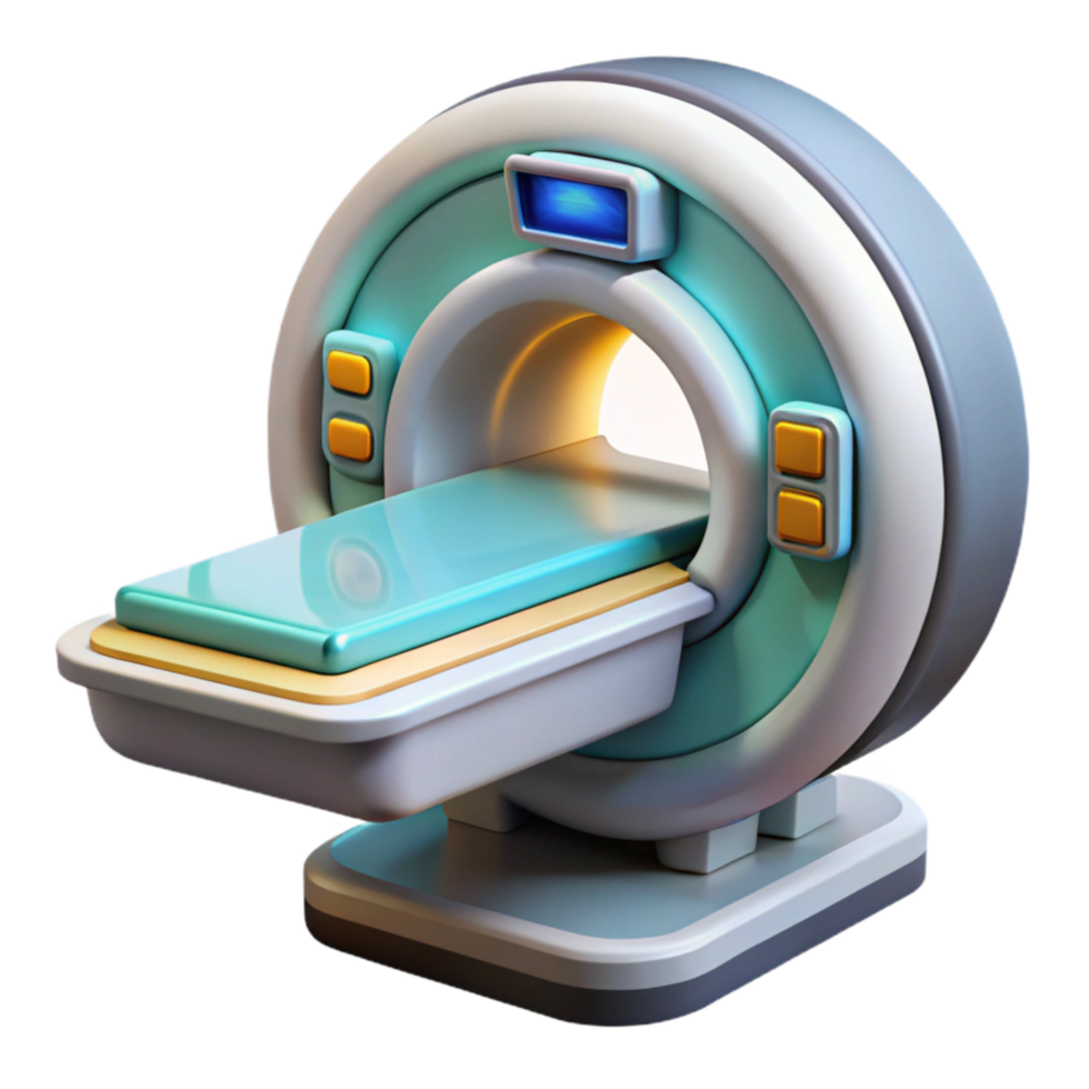 wonderful modern Advanced Medical Scanner Interface Isolated detailed png