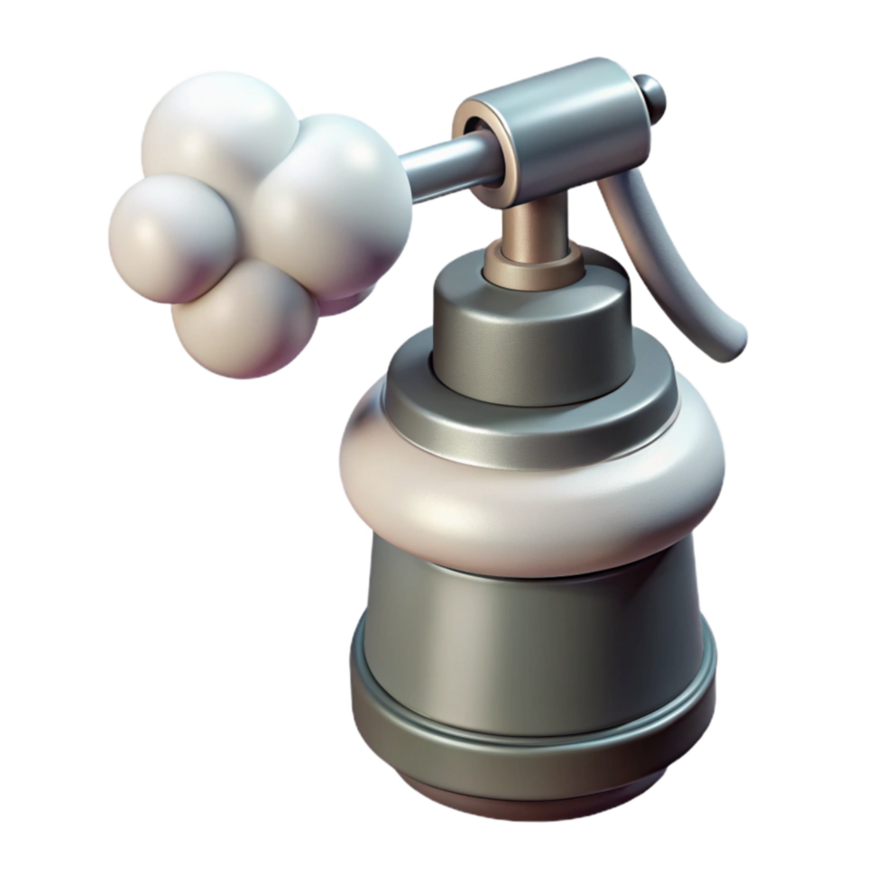 vibrant modern Aeroponic System Misting Nozzles Isolated Element detailed png