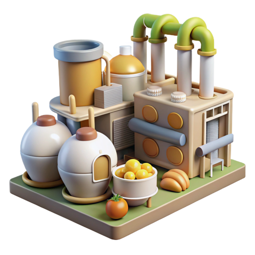 wonderful traditional Air Based Food Production System Isolated detailed png