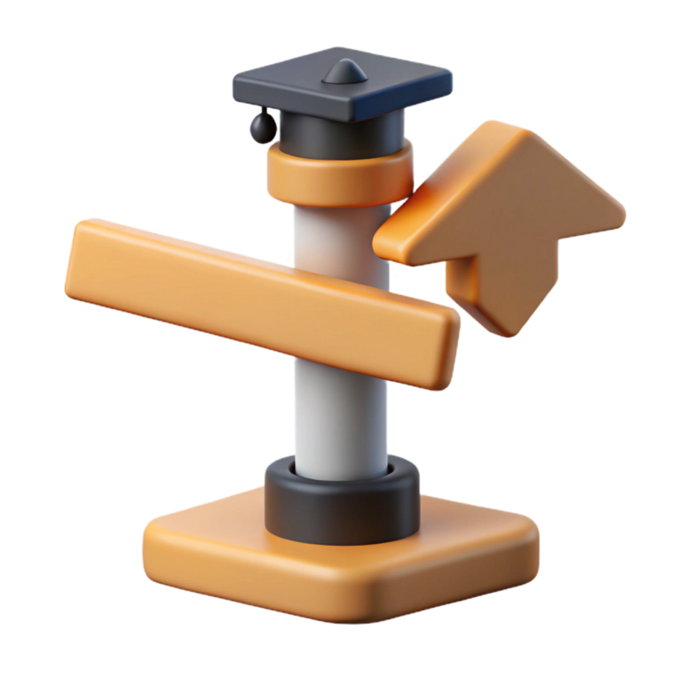 dramatic abstract Alternative Education Path Signpost Cutout genuine png