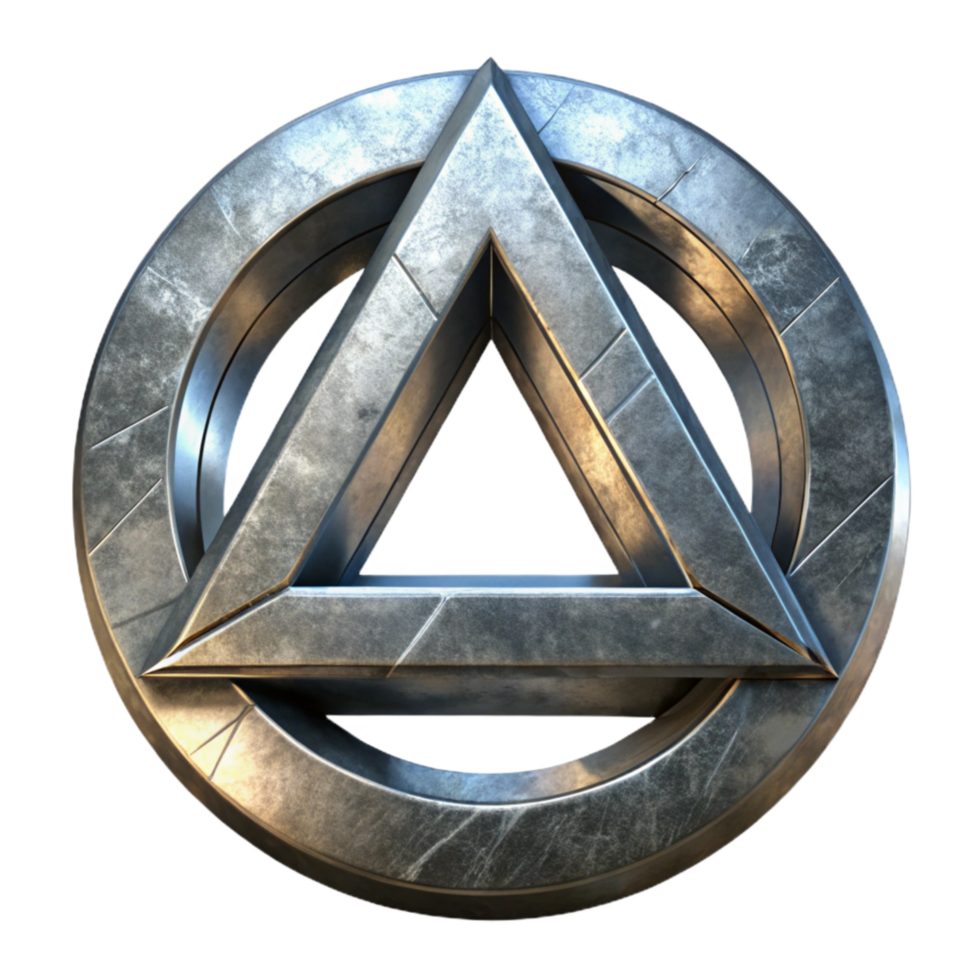 dramatic traditional Ancient Symbol with Metallic Finish Transparent exclusive png