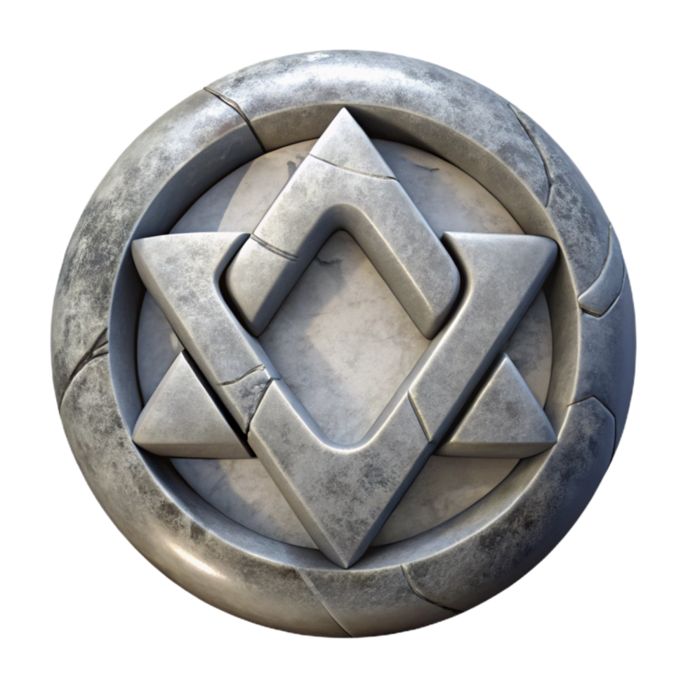 beautiful traditional Ancient Symbol with Modern Twist Isolated 4K png
