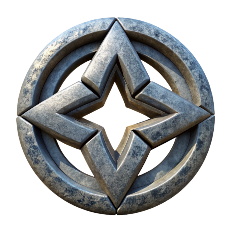 vibrant classic Ancient Symbol with Modern Twist Isolated authentic png