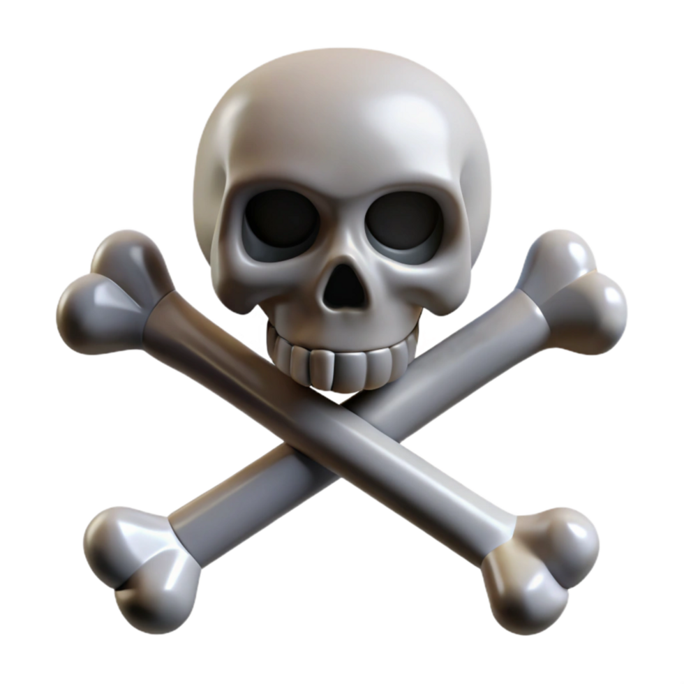 magnificent rustic Anonymous Hacker Symbol Skull and Crossbones Isolated Element genuine png