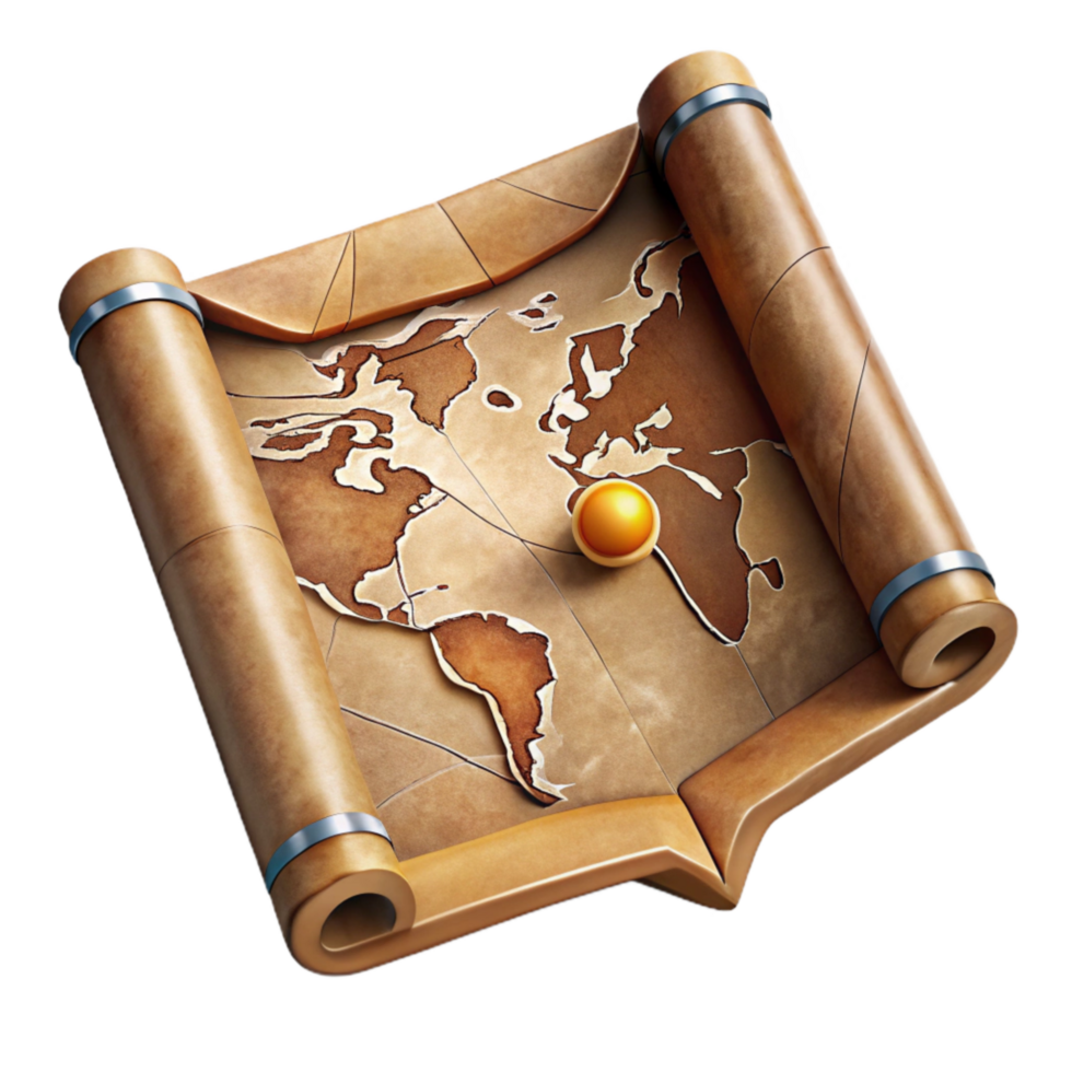 beautiful abstract Antique Map Detailed Illustration Cutout detailed png