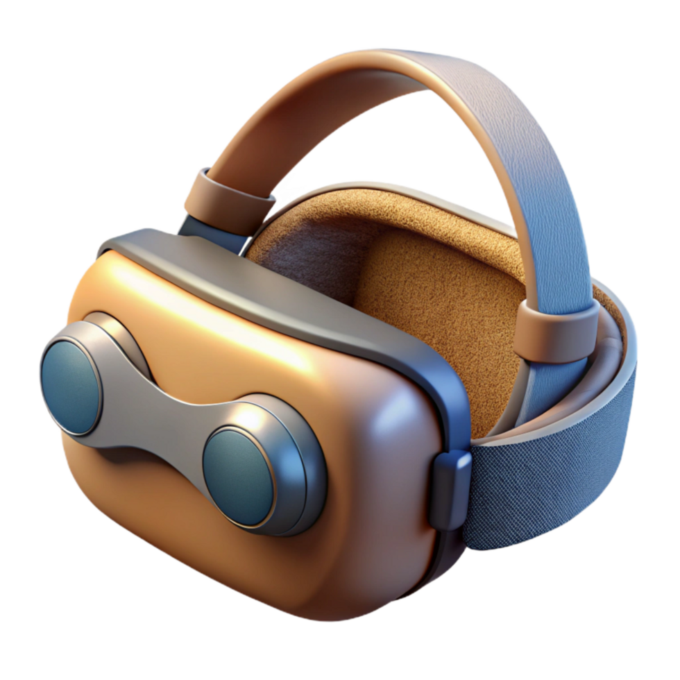 magnificent contemporary Ar Headset Close Up View Cutout Transparent Background 4K png