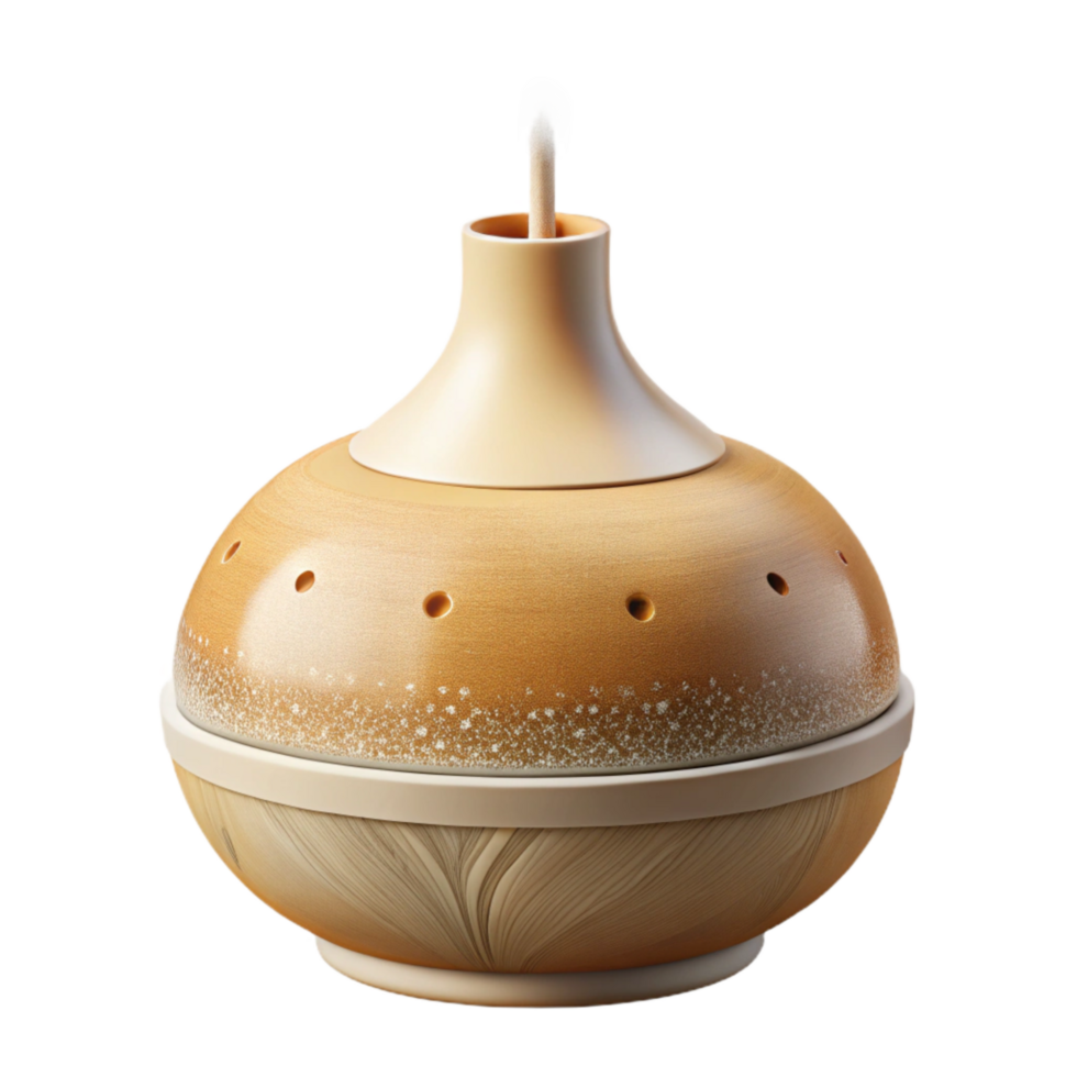 dramatic creative Aromatherapy Diffuser Isolated with Gentle Mist premium png