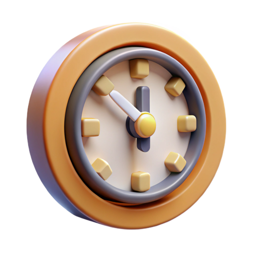 impressive traditional Art Deco Clock Transparent Cutout Element high quality png
