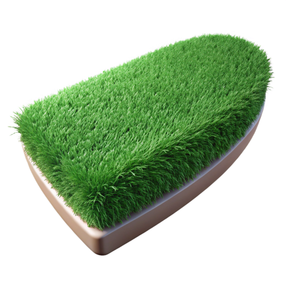 beautiful creative Artificial Grass Blade Cutout Realistic Detail detailed png