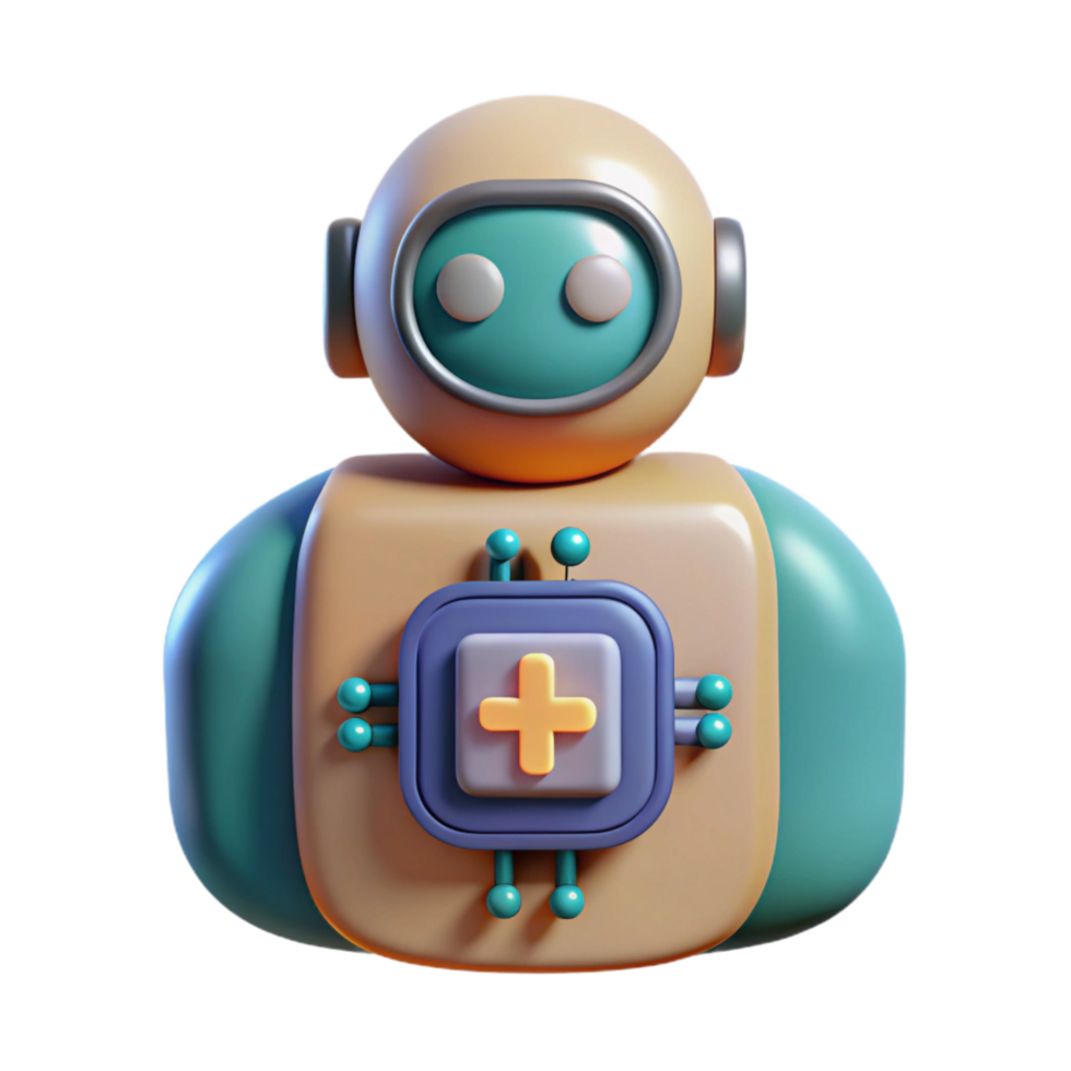 extraordinary rustic Artificial Intelligence in Healthcare Abstract Isolated premium png