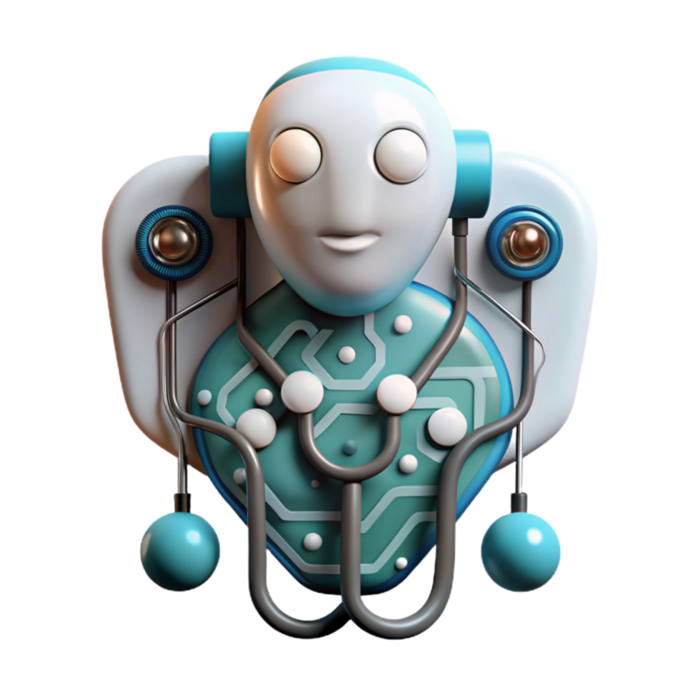 extraordinary abstract Artificial Intelligence in Healthcare Abstract Isolated detailed png