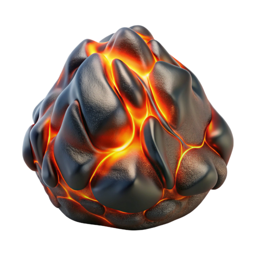 impressive creative Artificial Lava Flow Transparent Element high resolution png