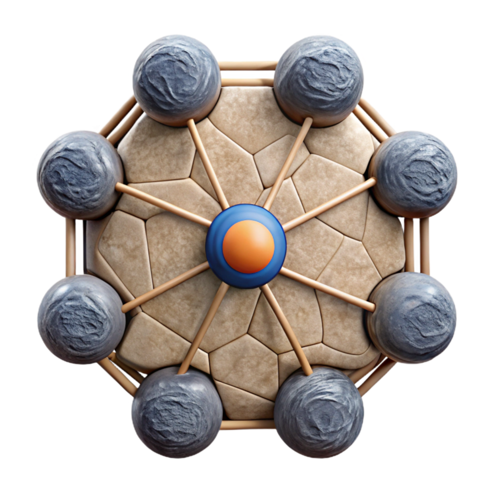 magnificent abstract Artificial Neural Network Diagram Cutout White Background exclusive png