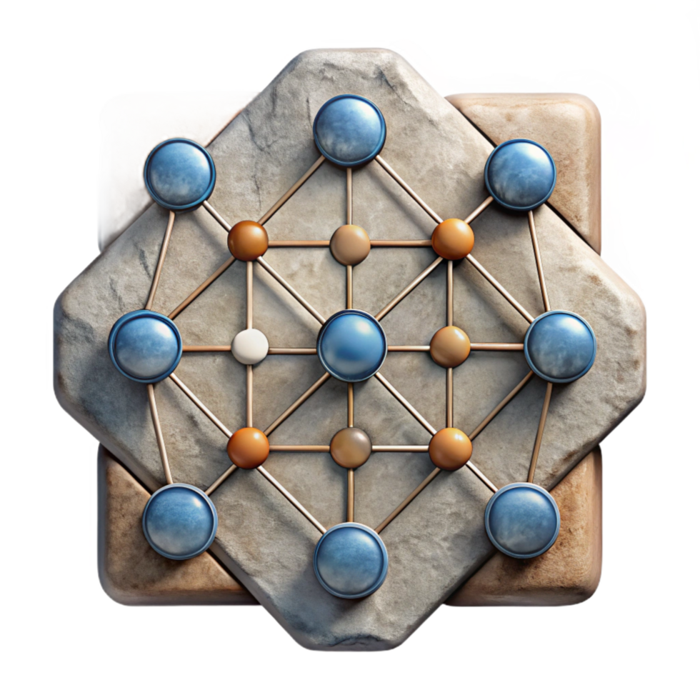magnificent minimalist Artificial Neural Network Diagram Cutout White Background original png
