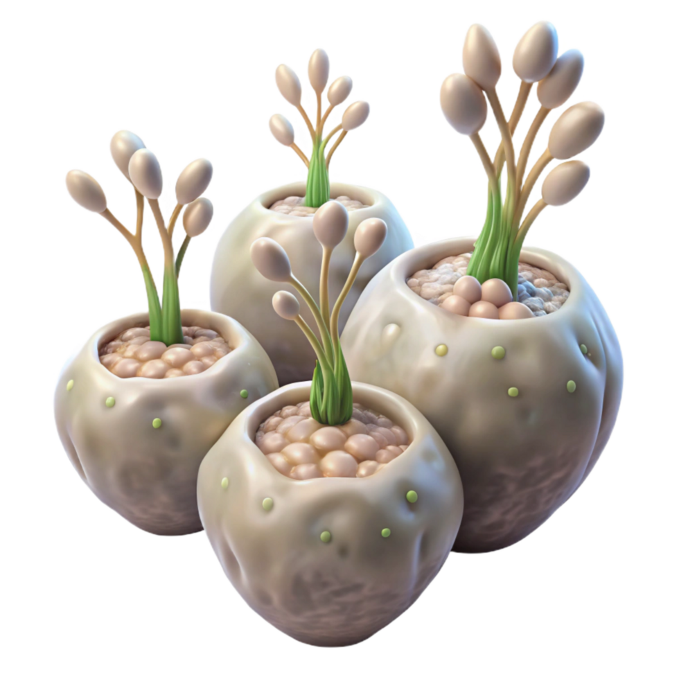 magnificent vintage Artificial Organism Growth Stages Transparent professional png