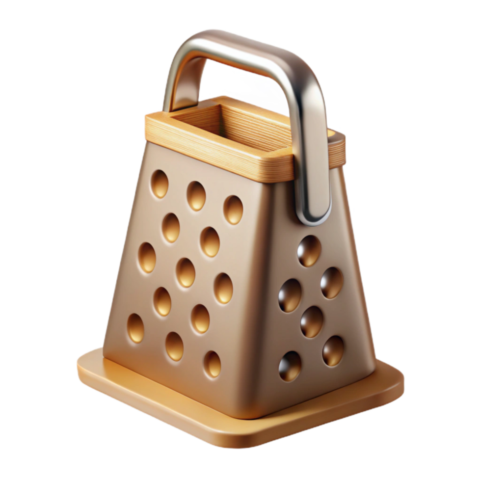 stunning traditional Artisan Cheese Grater Wooden Handle Cutout genuine png