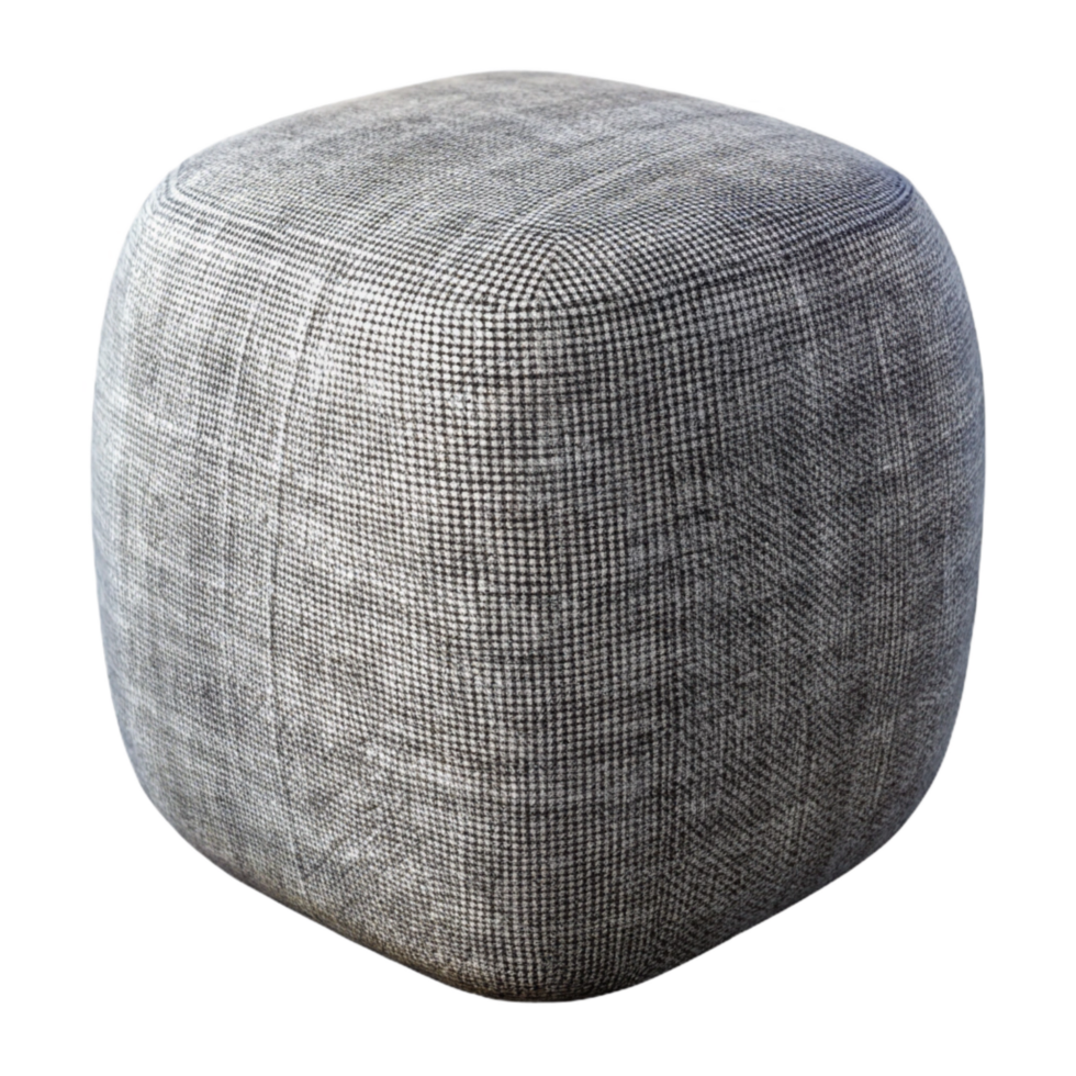 extraordinary rustic Ash Gray Tweed Fabric Textured Surface Transparent Background premium png
