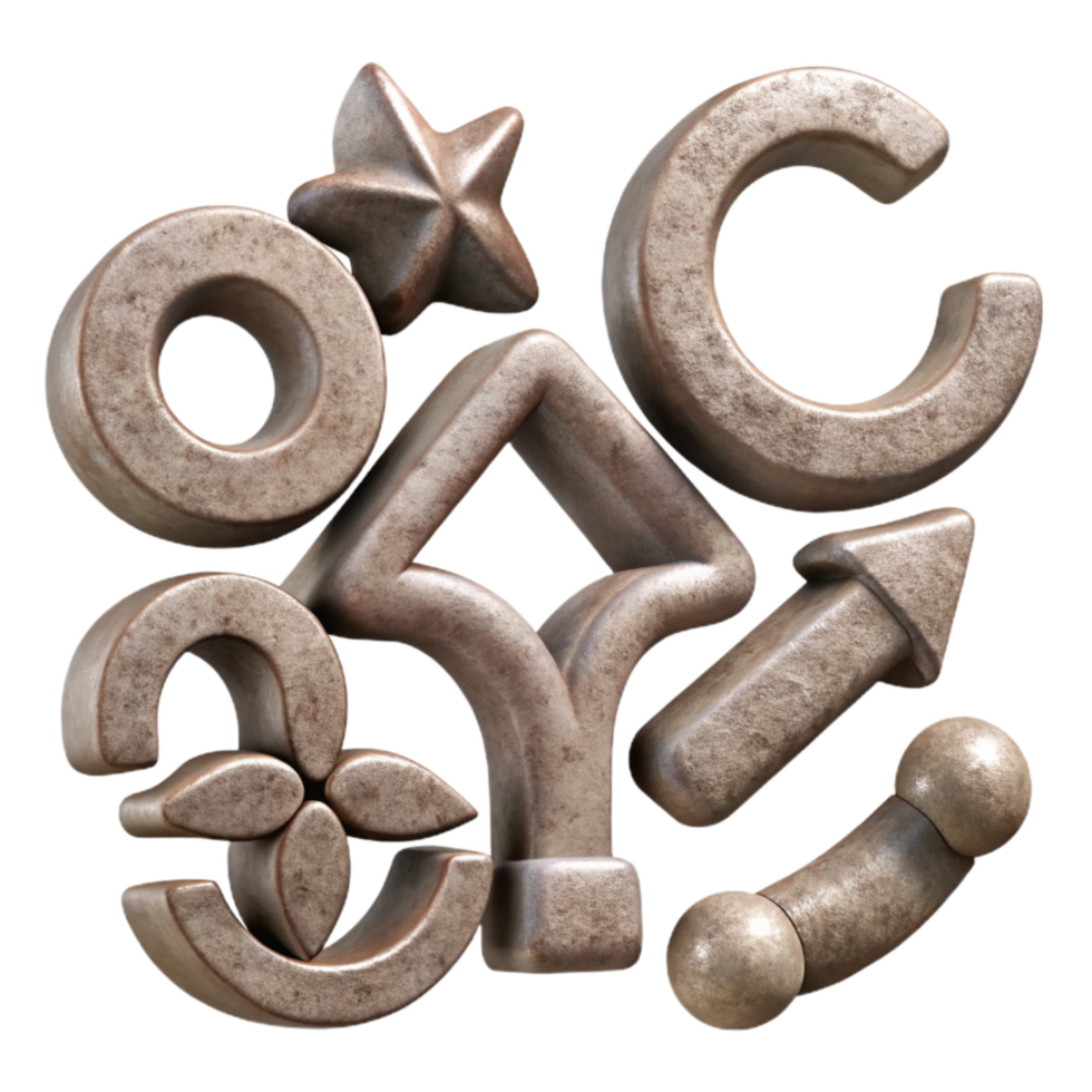 vibrant modern Astrology Zodiac Signs Cutout Element 4K png