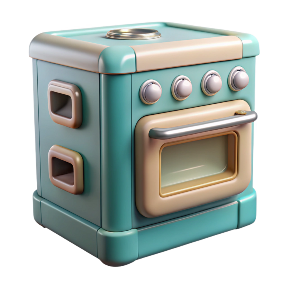 magnificent artistic Atomic Age Kitchen Appliances Transparent 4K png