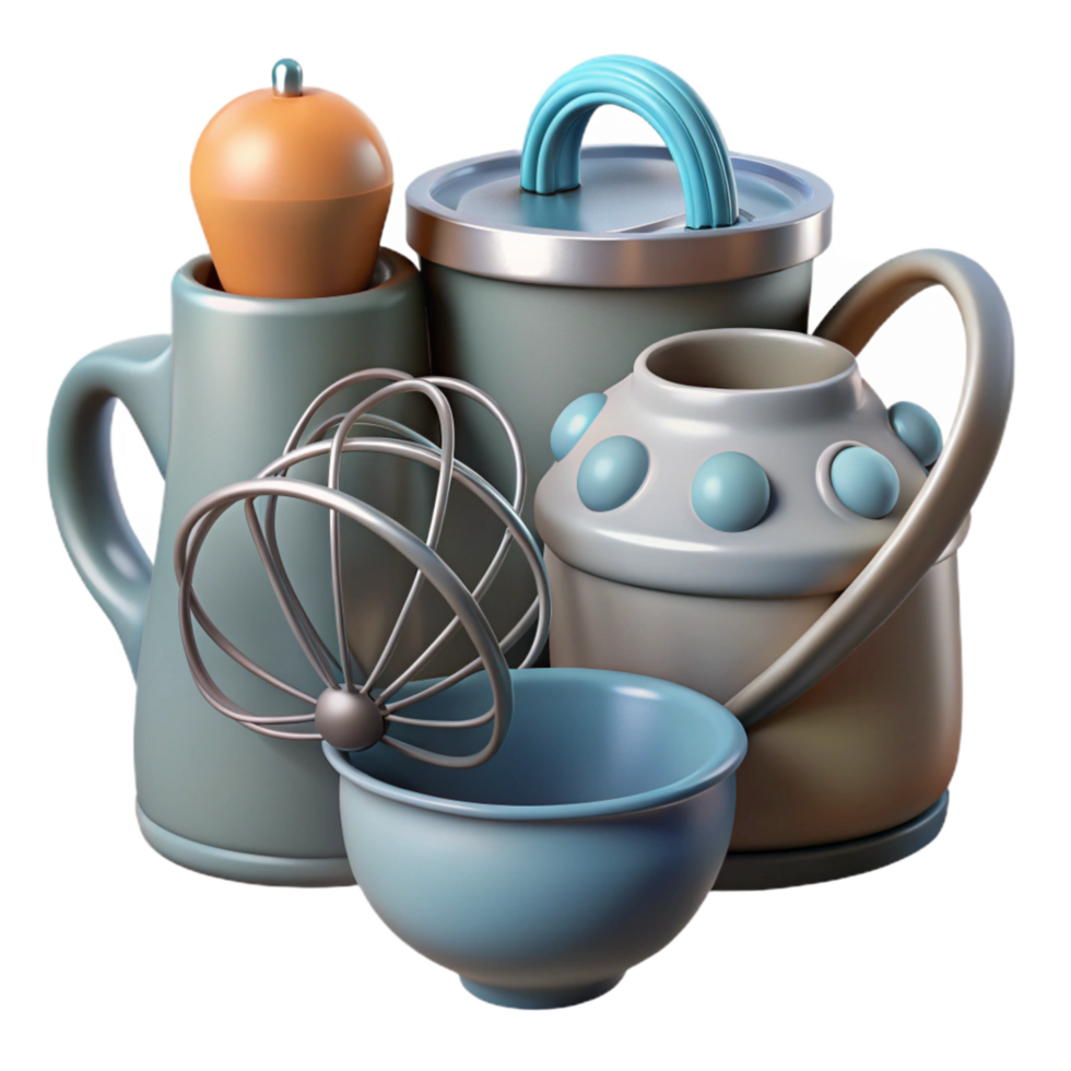 elegant creative Atomic Age Kitchen Utensils Transparent Cutout high quality png