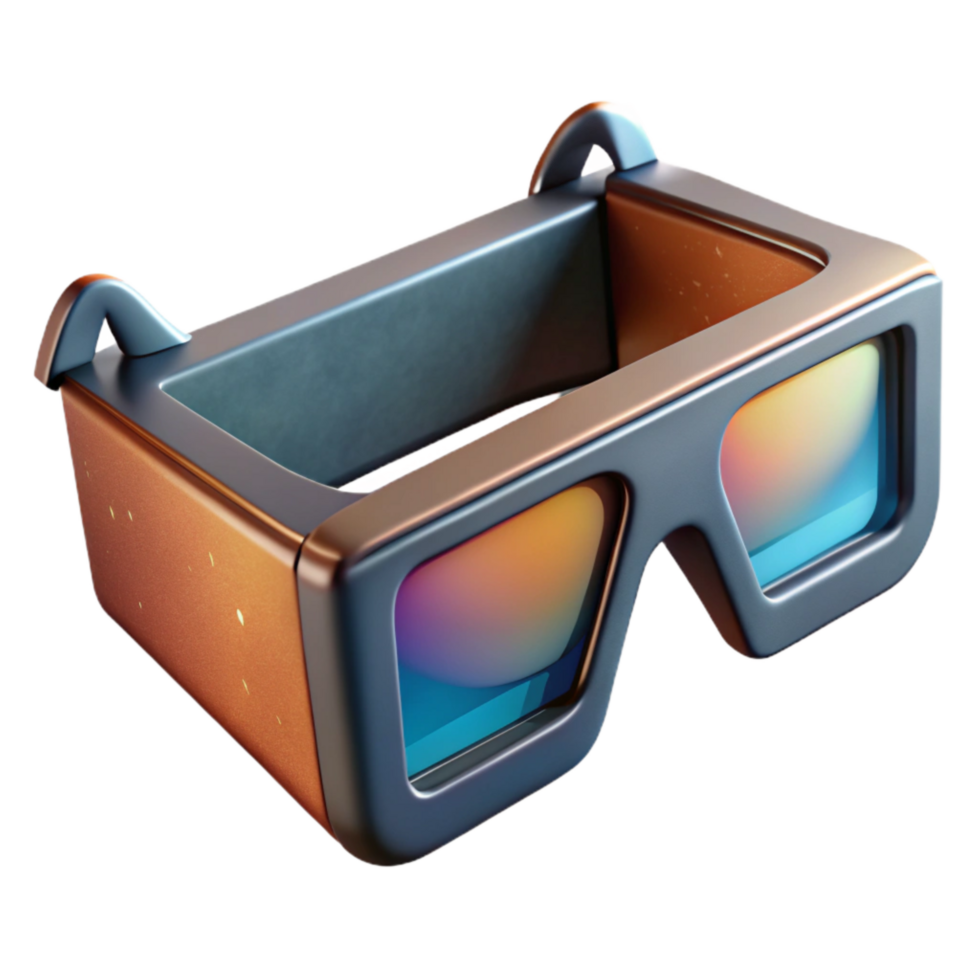 magnificent creative Augmented Reality Glasses Side View Isolated Element professional png