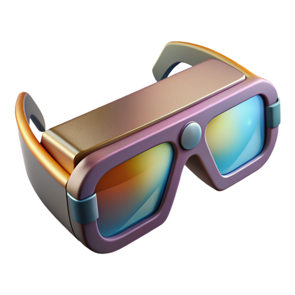magnificent creative Augmented Reality Glasses Side View Isolated Element original png