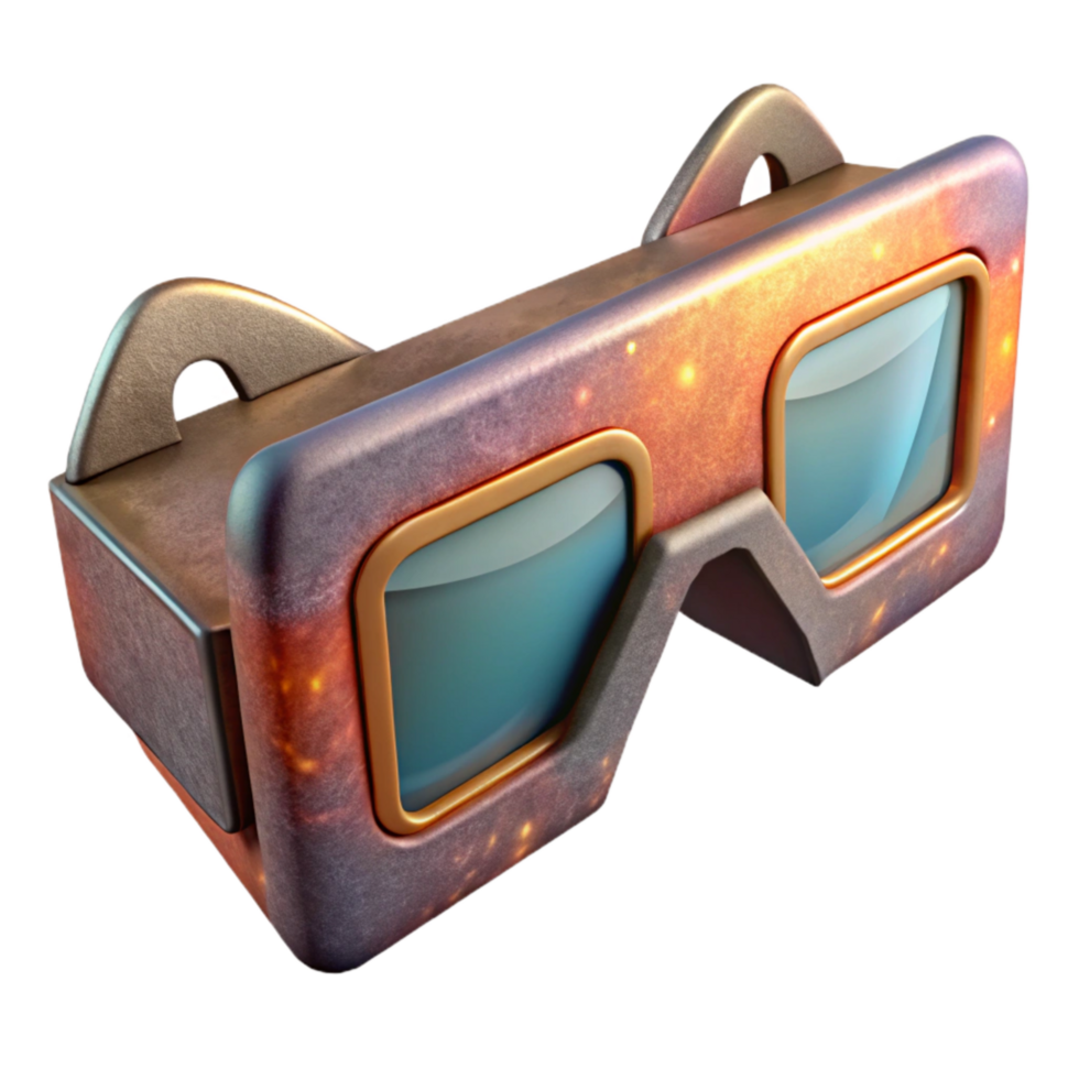 stunning creative Augmented Reality Glasses Side View Isolated Element genuine png