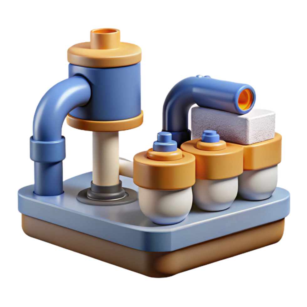dramatic vintage Automated Nutrient Delivery System Pipes Cutout premium png