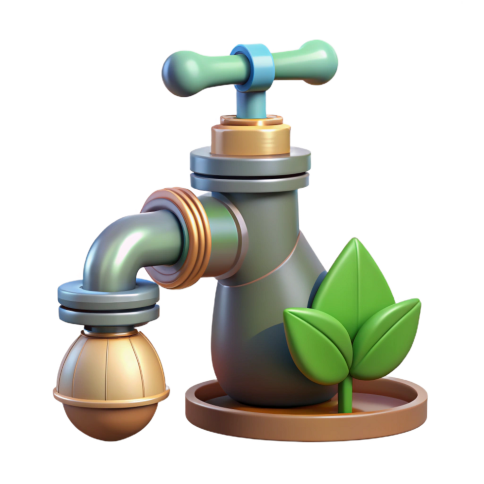 beautiful creative Automated Watering System Drip Irrigation Isolated original png