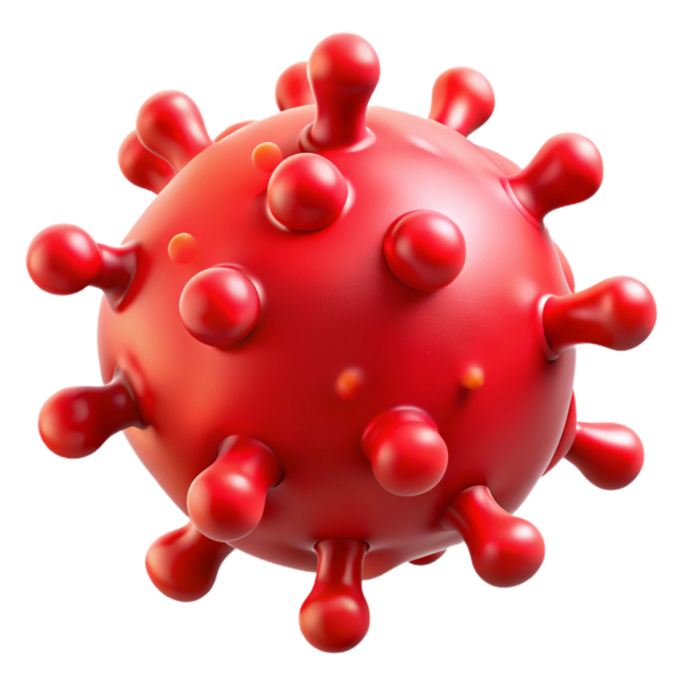 stunning artistic Bacteria Cell Rod Shaped Red Isolated Element high quality png
