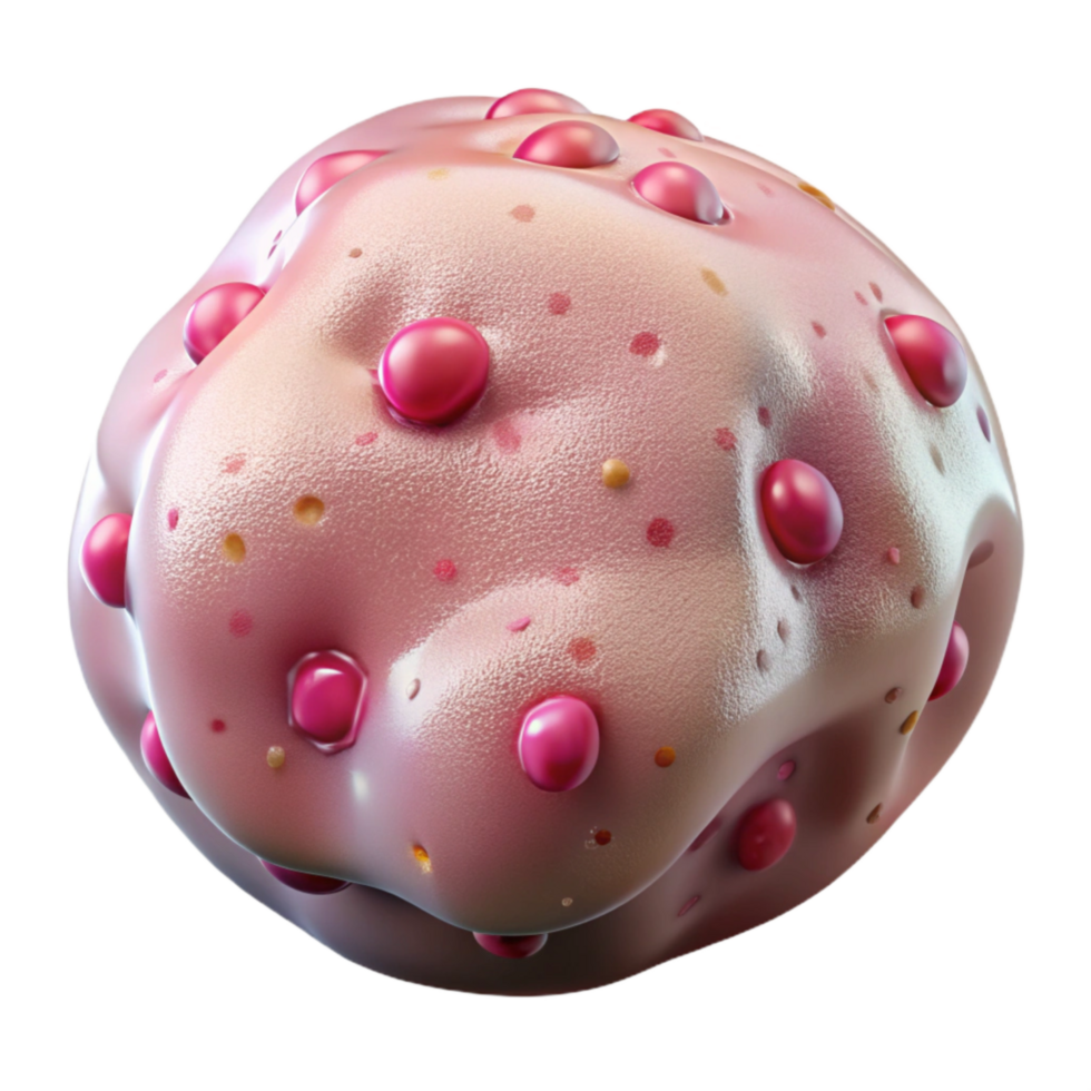 elegant creative Bacterial Culture Texture Pink and Orange Spots Transparent Element premium png