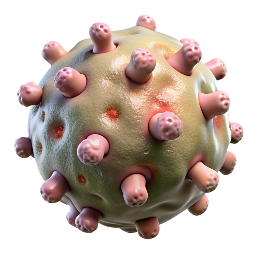 impressive rustic Bacterial Growth Formation Close Up View Isolated premium png