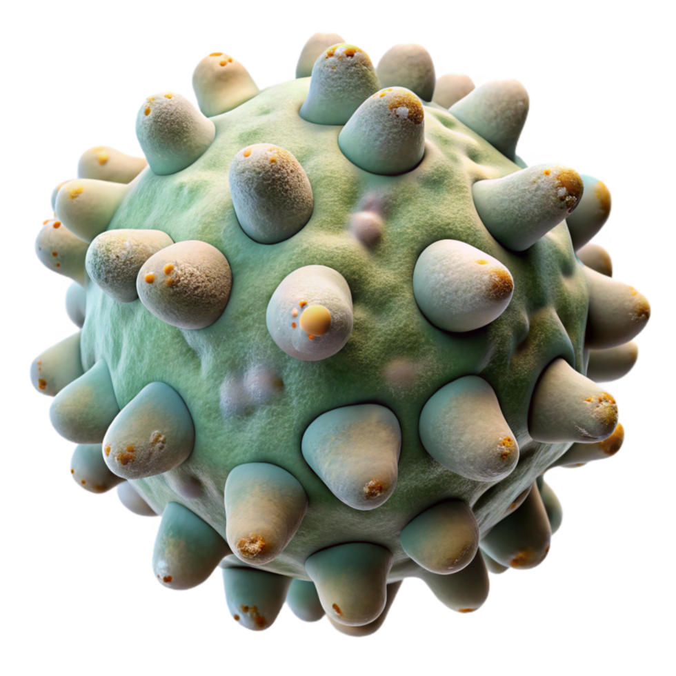 extraordinary abstract Bacterial Growth Formation Close Up View Isolated original png