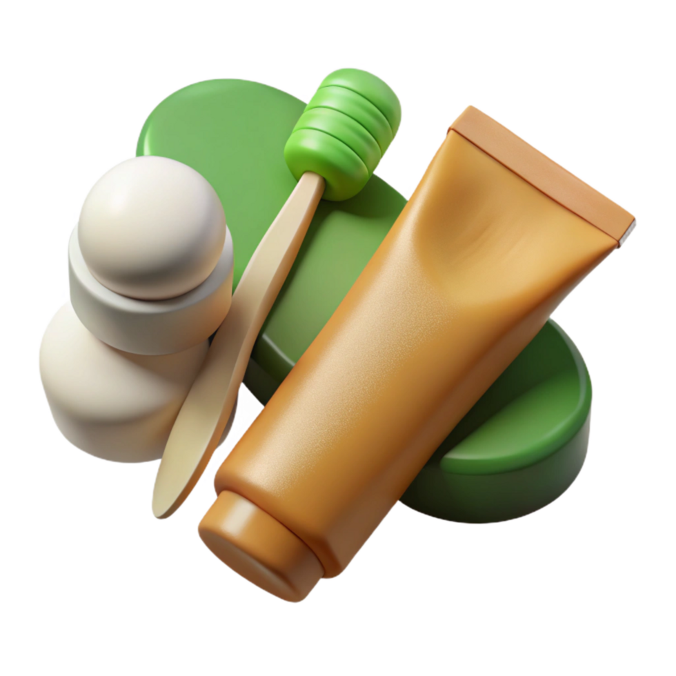 dramatic vintage Bamboo Toothbrush and Toothpaste Tablets Isolated professional png