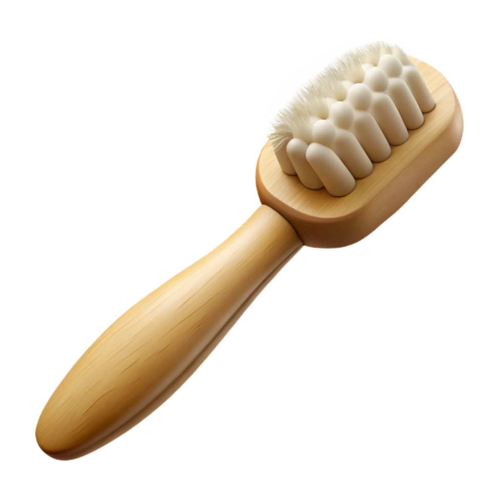 magnificent contemporary Bamboo Toothbrush with White Bristles Isolated on Transparent Background professional png