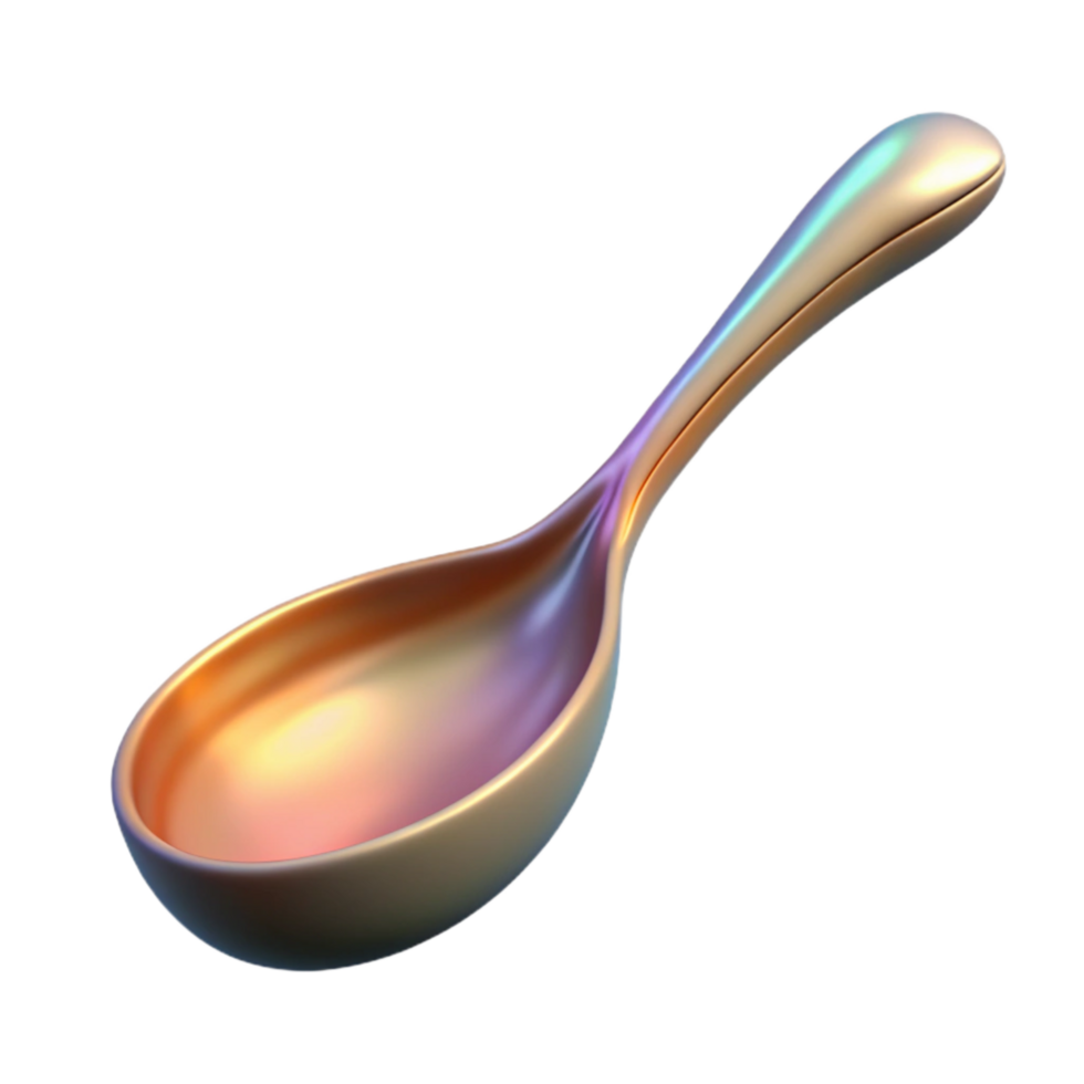 extraordinary traditional Bent Spoon Time Distortion Effect Isolated 4K png